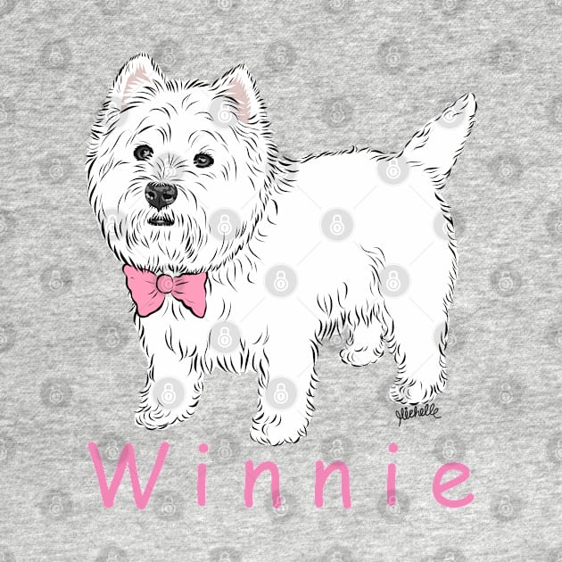 Winnie the Westie (please message me BEFORE you order to add your own name) by MichellePhong